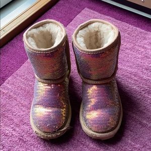 UGG Sequin Boots Size 9